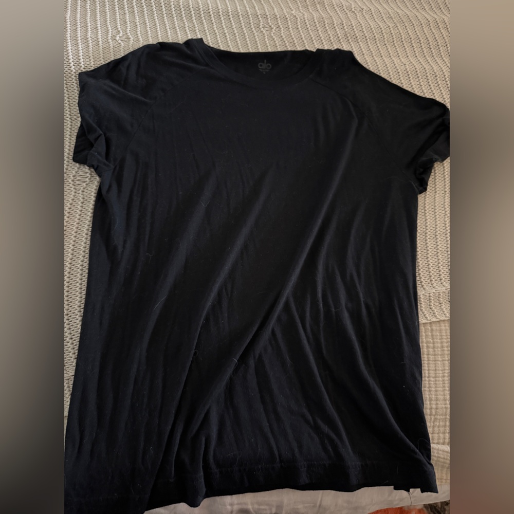 Alo Triumph Tee - Black